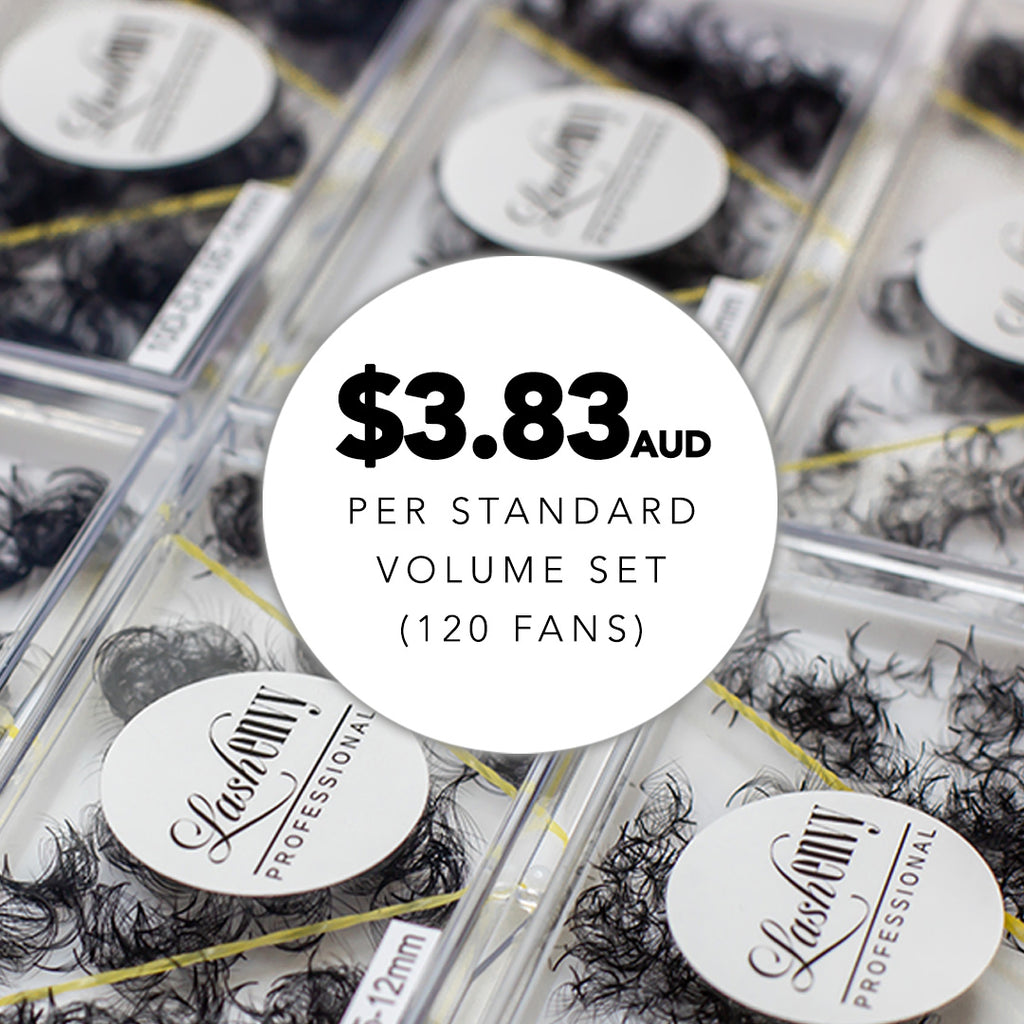 Loose promade premade volume fans