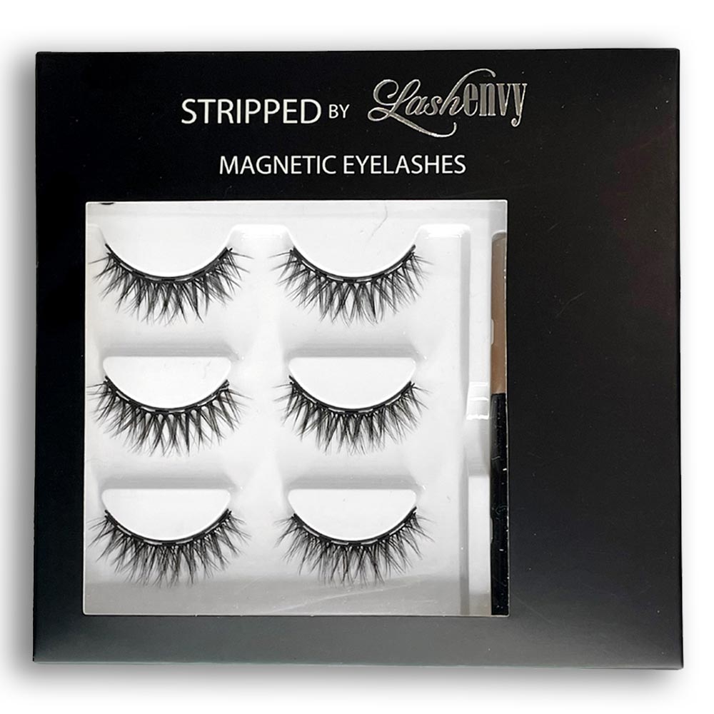 STRIPPED MAGNETIC LASHES "BOMBSHELL" ($21 WHOLESALE)