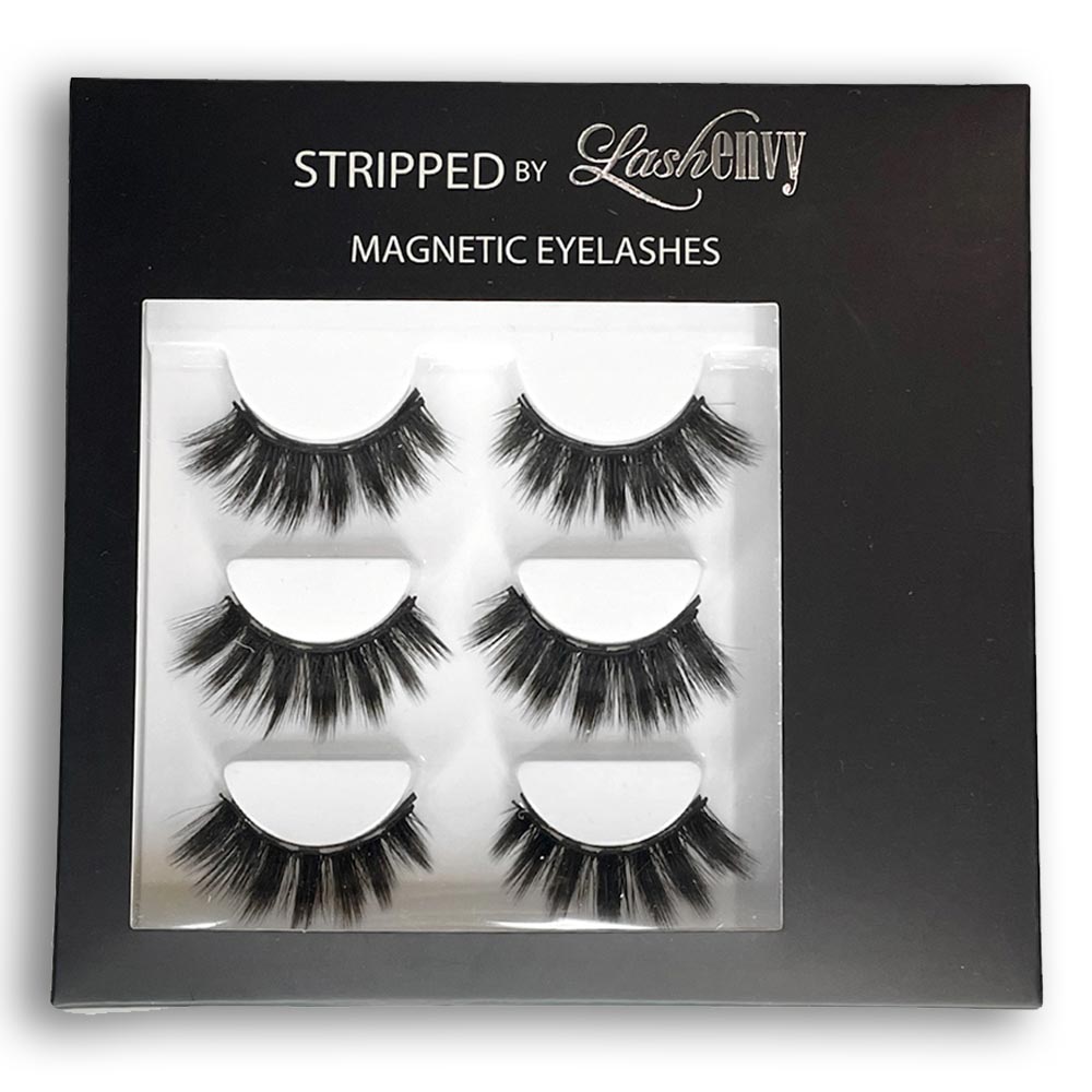 STRIPPED MAGNETIC LASHES "TEASE" ($21 WHOLESALE)